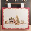 PETTI Artigiani Italiani - Copriforno Natalizio, Copriforno Cucina Natalizio, Copri Forno 40x50 cm, Copriforno Vintage Xmas, 100% Made in Italy