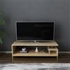 Hanah Home Supporto per TV, melammina, Quercia Dorata, Taglia Unica