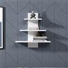 Hanah Home Ohio, melammina, Bianco, Taglia Unica