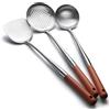 AOOSY Set di 3 utensili da cucina in acciaio inox lavabile in lavastoviglie per wok