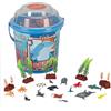 Wild Republic Adventure Bucket Oceano, Secchielli Con Set Per Giocare Oceano, Animali Di Plastica, Regali Per Bambini, Perfetti Per Il Gioco Interattivo