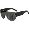 DSQUARED2 ICON Icon 0002/S Occhiali, Nero/Grigio Logo, 99 cm Uomo