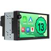 Eonon 7 pollici Universal Double Din Android 13 In Dash GPS Navigatore satellitare Car Stereo Unità principale CarPlay integrato Android Auto Bluetooth UA13