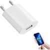 Nazaz Caricatore USB da Muro Universale 1pcs, Alimentatore USB 5V 1A Presa USB per Caricare Cellulari, Compatibile con i-Phone 15/14/13/12/11/XS/XR/X/8/7/6, i-Pad, Sam-sung, Android Dispositivi