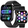 DigiKuber Smartwatch Uomo, Quadrante/Risposta Chiamate, IP67 Impermeabile Orologio Intelligente con Relatore Microfono, 1,96 Pollici 240x286 Bluetooth Call Smart Watch per Android iOS