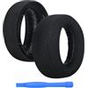 MMOBIEL Cuscinetti Auricolari di Ricambio per Sony PlayStation 5 3D Pulse Wireless Headset PS5 di MMOBIEL - Mesh Fabric Cuscinetti Cuffie - Padiglioni Cuffie - Nero