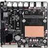 PeeliCeeli Low Power NAS Motherboard with N100 CPU, DDR5 Mini ITX Mainboard with Dual M.2 NVMe Slot, 6 x SATA3.0 Server PC Board with 4 x i226V 2.5G LAN, Barebone (No RAM/SSD/OS)