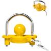 VonLux Lucchetto per rimorchio con 2 Chiavi, antifurto rimorchio in Acciaio per Giunti da 1-7/8, 2, 2-5/16, antifurto Sicurezza rimorchio per Caravan