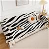 FANSU Telo Copridivano 1 2 3 4 Posti, Nero Bianco Copriletto Matrimoniale Multiuso Copritutto Coperta Copridivano Antiscivolo Reversibile Coperta Decorativa per Divano (180 * 230cm,Graffiti)