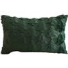 Cloudpower Federa per cuscino per albero di Natale, in morbido peluche, decorazione per divano, camera da letto, decorazione natalizia (verde, 30 x 50 cm)