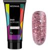 NÉONAIL DUO ACRYLGEL Celebrate Rose - Gel Unghie - Acrygel - Acrigel - Polygel - Acrilico per Unghie - 30 g