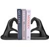 Kityemo Fermalibri decorativi nero- Fermalibri scultura mani a cuore, fermalibri creativo e supporto per libri - Perfetto per soggiorno, decorazione domestica e divisori per scaffali da ufficio