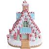 TIN DREAMS FACTORY Tin Dreams | Casa di Pan di Zenzero di Natale con Luce LED | Casetta di Dolci Natalizia | Decorazione per Villaggio in Miniatura | Decorazioni Christmas Village, Paessaggi o Città Natalizi Illuminata