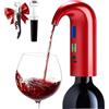 Cosyall Aeratore Elettrico per vino, Erogatore Liquori Smart - Rosso