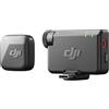 DJI Mic Mini (1 TX + 1 RX),microfono lavalier, leggerissimo, audio di alta qualità, cancellazione del rumore, regolazione automatica, microfono senza fili per fotocamere/iPhone/Android, vlog