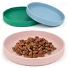 Smilbaley 3 Pezzi Ciotole in Silicone per Gatti, Ciotola per Gatti (Rosa, Blu, Verde) | Ciotola Gatti Silicone, Ciotola per Gatti in Silicone, Ciotole per Gatti Piatte, per Cibo Secco e Umido