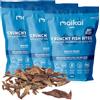 MAIKAI Strisce croccanti di pesce per cani e gatti - Confezione (125g x 3) - Snack Naturali - Premietti per gatti di Pesce essicato - Bocconcini essicato - Dog Treats