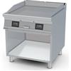 LOTUS Fry top elettrico liscio cromato - Touch - Cm 80 x 90 x 90 h