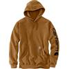 Carhartt Felpa da Uomo a Manica Lunga, Media, Grande e Alta, Marrone Carhartt®, 3XL (Alto)