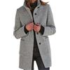 lozssnigzi Cappotti Donna Invernali Giacca In Lana Autunno Cappotti Casual Vintage Trench Coat Lungo Cappotto Donna Invernale Curvy Cappottino Elegante Caldo