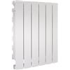 PRODIGE Radiatore acqua calda PRODIGE MODERN in alluminio, 6 elementi, interasse 600 mm, neutral white