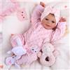 BABESIDE Rinato Bambino Bambole Sunny 17 Pollici Realistica Bambola Neonata Corpo Vinilico Reincarnate Baby Doll Reale Aprire Gli Occhi