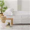 Degrees home - Premium - Completo lenzuola - 4 pezzi - Lenzuolo - Lenzuolo con angoli 105 x 200-2 federe 80x50