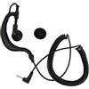 ZwaitL Auricolare stereo stereo da 3,5 mm a 1 pin a forma di G per microfono a mano da 1,2 m