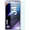 moex Vetro compatibile con Samsung Galaxy J4 (2018) - Pellicola opaca in vetro, pellicola protettiva antiriflesso antigraffio, pellicola protettiva 9H, 2 pezzi
