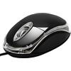 APM Mouse ottico cablato, colore nero, ambidestro, retroilluminazione, 800 DPI, 3 pulsanti, compatibile con PC Mac Laptop, 100118