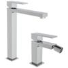 DEGHI Set miscelatore lavabo alto e bidet cromo - Tiamat