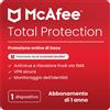McAfee Total Protection | 1 Dispositivo | Licenza per 1 anno | anche per tablet e dispositivi mobili