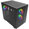 Montech Case Montech King 65 Pro Middle tower ATX/Micro-ATX/Mini-ITX 2xVetro temperato Nero [KING 65 PRO (B)]