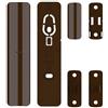 Hikvision AXPRO Cover marrone per contatto magnetico e shock - DS-PDB-MCK-Brown(B)