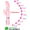 Vibratore rabbit g-spot con 12 velocità intense - stimolazione ottimale e squirting