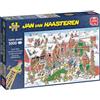 Jan van Haasteren Jumbo Spiele Jan Van Haasteren Santa's Village 5000 Pezzi - Puzzle per Adulti, Multicolore, 156x107cm, 20076