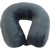 Wolf Essentials World' s Best Feather Soft Microfiber Neck Pillow, Charcoal/Grey, 12 x 13 x 4