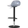 Connubia Sgabello Academy CB2325 con struttura in metallo e seduta in policarbonato da h. 98 (80.5) cm - IN PROMOZIONE CON VOUCHER