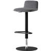 Connubia Sgabello Riley Soft CB2330 con struttura in metallo e seduta a scelta da h. 95 (78) cm
