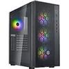 Silverstone Midi-Tower Fara R1 PRO V2 vetro temperato - nero
