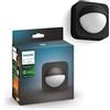 Philips Hue Sensore di Movimento da Esterno per Accensione e Spegnimento Luci, Nero