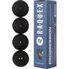 Raquex Palline da Squash Progression - 4 Velocità per Confezione