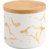 OnePine 260ml/9 oz Vaso Ceramica per Alimenti, Barattoli da Cucina Moderni con Coperchio Ermetico, Barattolo Sale Zucchero Caffe, per Casa e Cucina