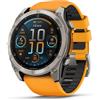 Garmin Fenix 8 Amoled 51 mm Grigio Arancio TU