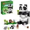 LEGO Minecraft Il Rifugio del Panda, Modellino da Costruire di Casa Giocattolo con Personaggi e Animali, Giochi per Bambini, Ragazzi e Ragazze, Idea Regalo 21245
