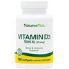 Natures Plus Vitamin D3 1000UI 180 Perle Softgels