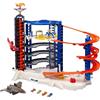 Hot Wheels - Super Ultimate Garage Playset per Macchinine con 4 Veicoli Inclusi, Giocattolo per Bambini 4+ Anni, FML03
