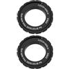 SG Store 2 Pezzi Centerlock Anello Di Bloccaggio Disco Freno Compatibile Con Shimano Perno Passante Da 15/20 Mm 44x26x8 Mm Mozzo Bici In Lega Di Alluminio Center Lock Per Bici Mountain Bike