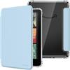 MoKo Custodia per 7 Kindle Paperwhite 12a Gen & Colorsoft 2024, Cielo Blu | Cover Leggera con per eBook Reader in TPU Morbido Auto Sveglia/Sonno