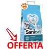 Sanicat Lettiera Agglomerante Cumpling Sapone di Marsiglia - Sacco Da 10 Lt - CONFEZIONE RISPARMIO